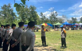 Pimpin Pengamanan Kampanye Terbuka, Kabag Ops Polres Konsel ; Siapapun Calonnya Kami Berikan Pengamanan Maksimal..!!