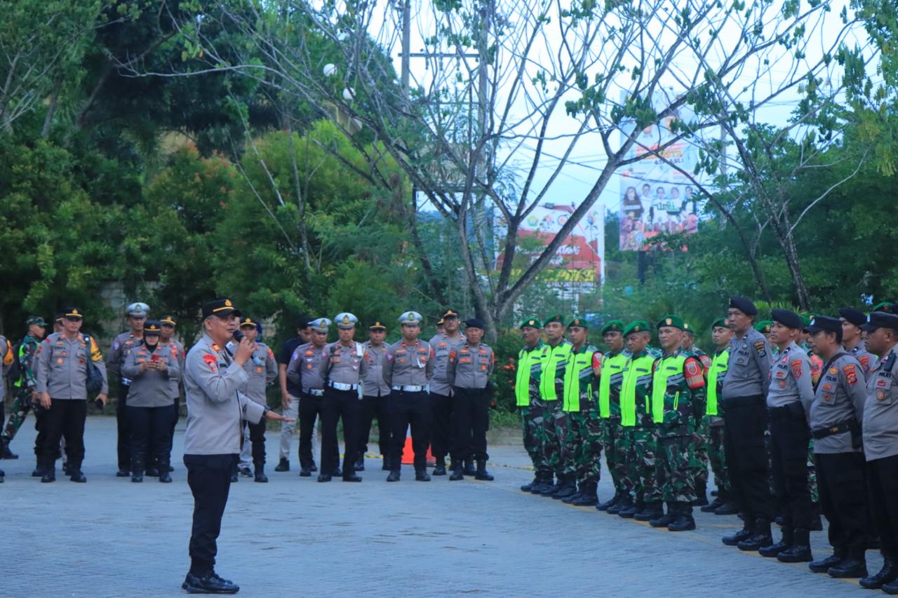 Di Hotel Claro Debat Publik Calon Bupati Konsel Dilaksanakan, Polres Konsel Berikan Pengamanan Ekstra