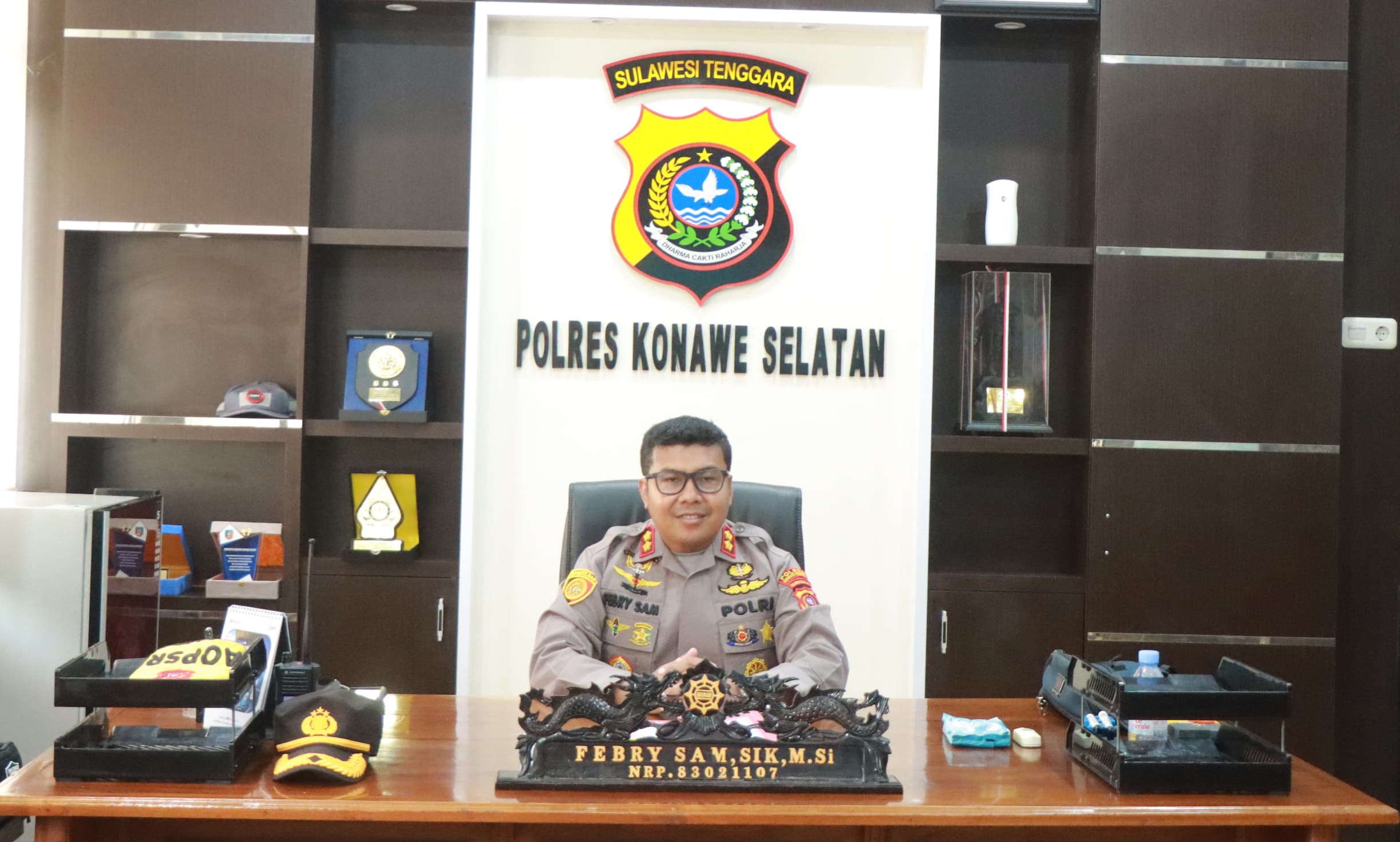 Mulai Hari Ini Pleno Penghitungan Suara Tingkat PPK Dilaksanakan , Kapolres Konsel ; Kami Lakukan Pengamanan Maksimal