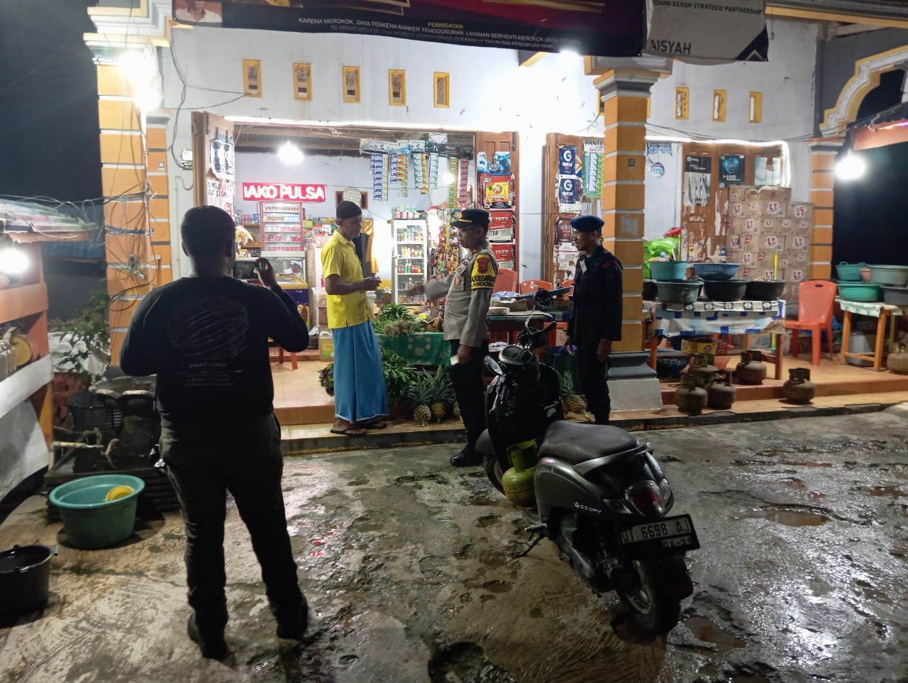 Cooling System Pasca Pungut Pleno Tingkat PPK, Polsek Landono Laksanakan Patroli