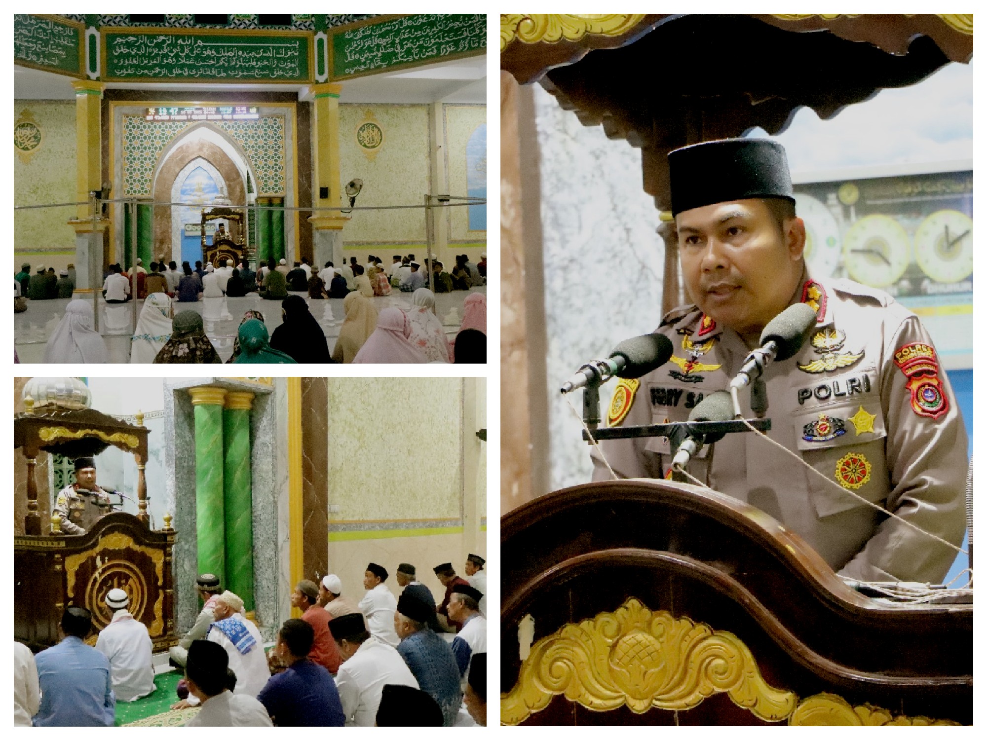 Safari Ramadhan 1446 H, Kapolres Konsel Ajak Jamaah Jaga Kerukunan Antar Umat Beragama, Larangan Tawuran Juga Menjadi Pesan Kamtibmasnya