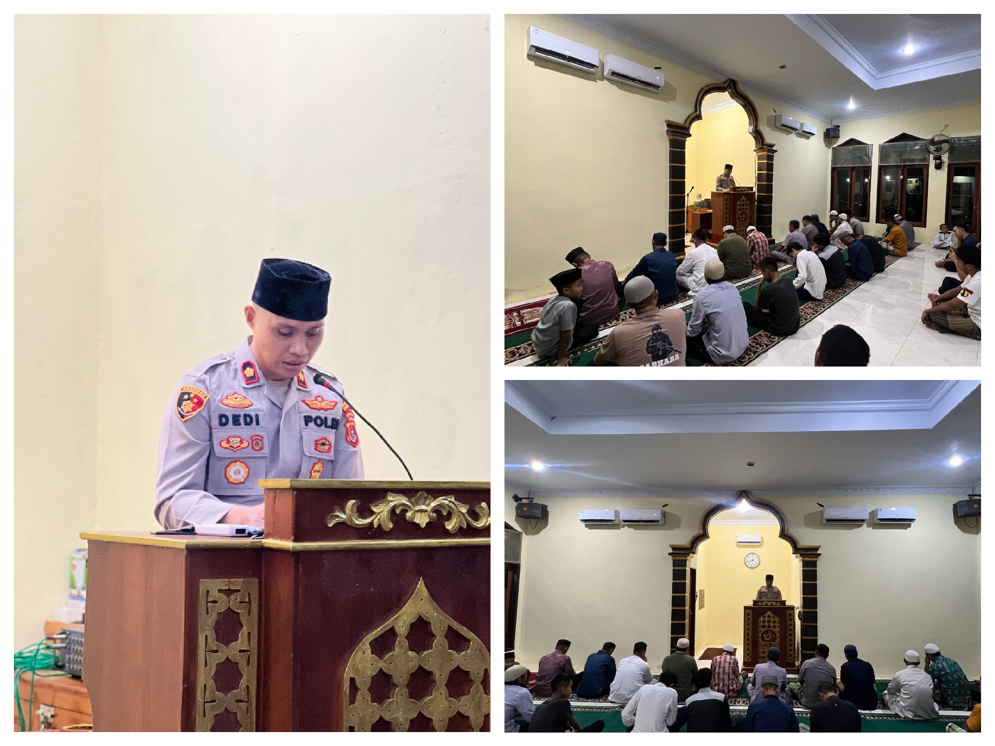 Safari Ramadhan 1446 H, Wakapolres Konsel Ajak Jamaah Jaga Kerukunan Dalam Keragaman