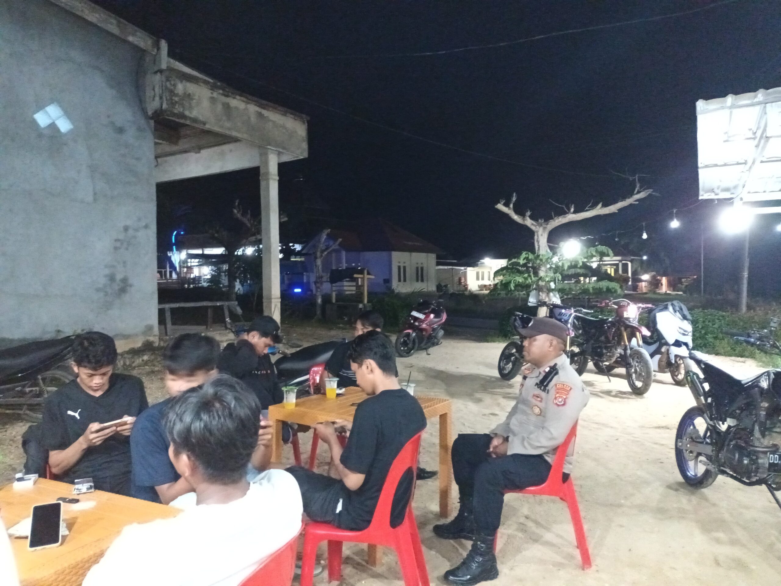 Patroli Dialogis, Personel Polsek Basala Imbau Warga Jaga Kamtibmas Kondusif