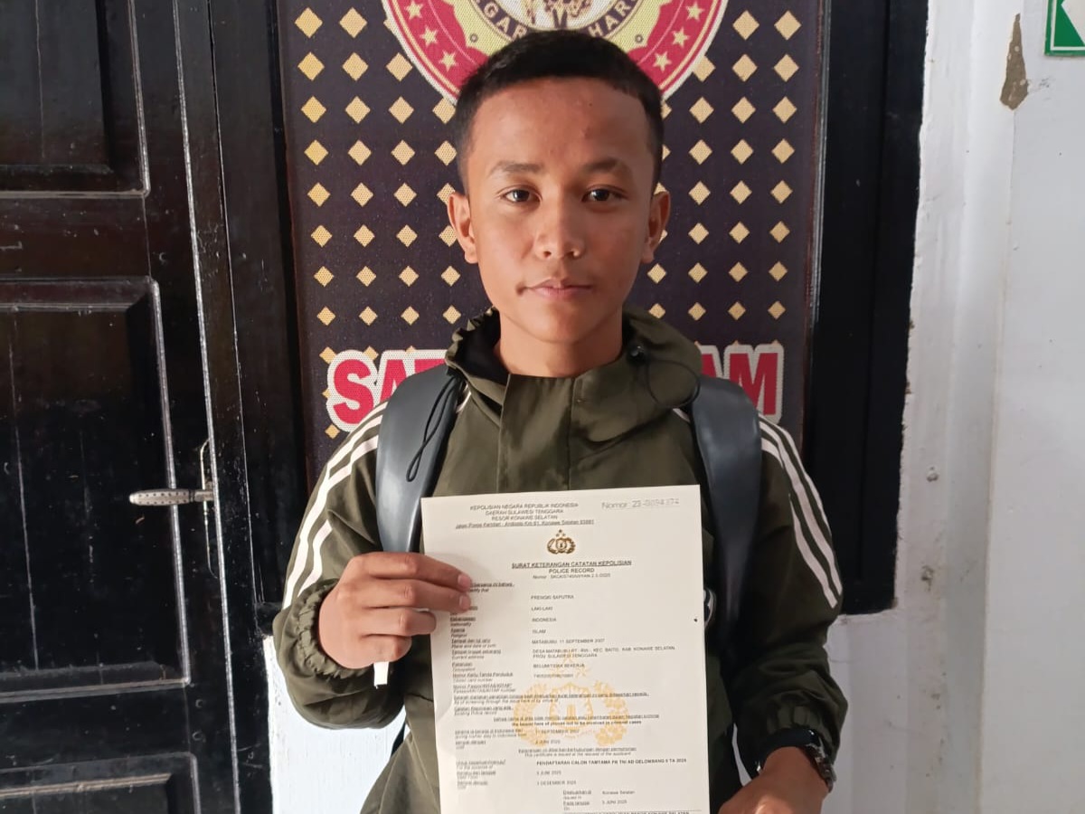 Warga Berikan Apresiasi Atas Pelayanan SKCK Kepada Polres Konsel , Ini Harapannya..!!