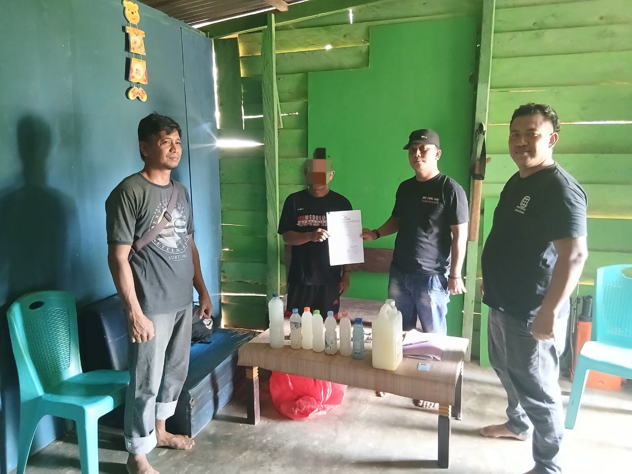 Satgas Gakkum Operasi Sikat Anoa – 2025 Polree Konsel Sita Puluhan Liter Miras Tradisional