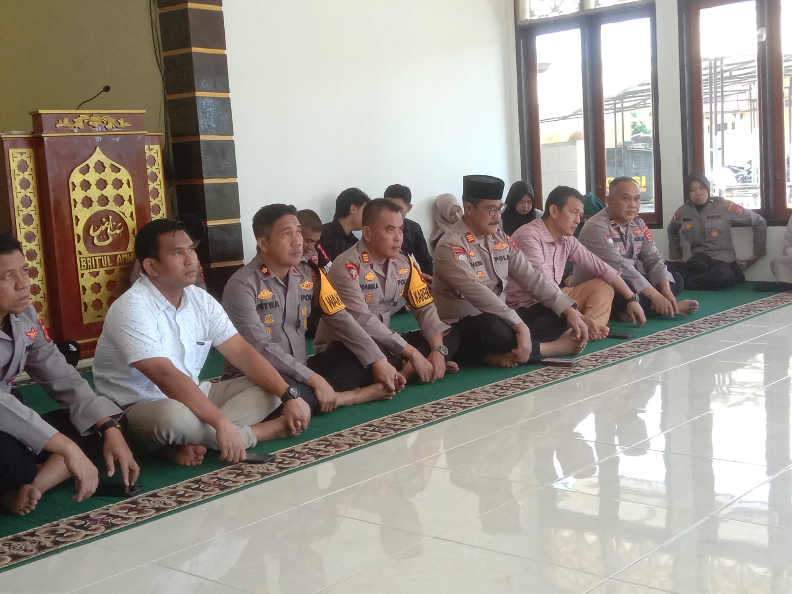 Untuk Meninkatkan Moral Personel, Polres Konsel Gelar Pembinaan Rohani Dan Mental.