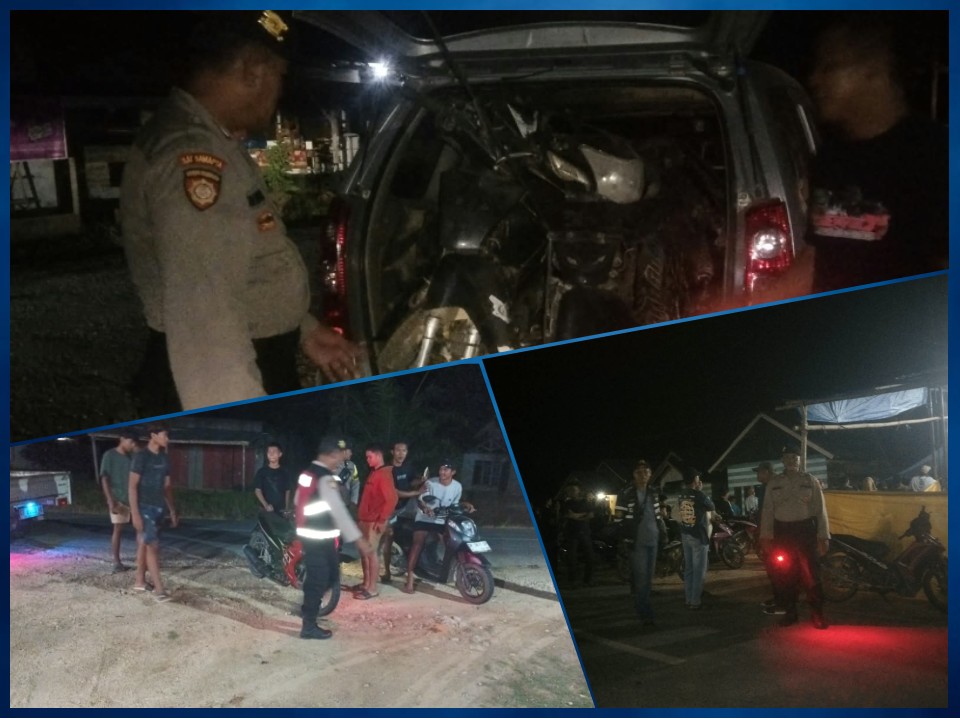 Sabtu Malam, Polsek Benua Gelar KRYD. Ini Tujuannya.!!